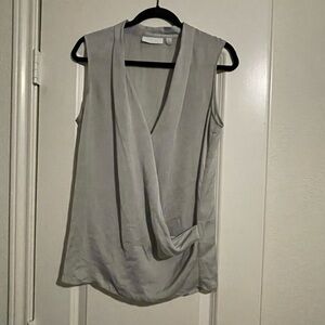 White Label Rofa Fashion Silver Drape Top